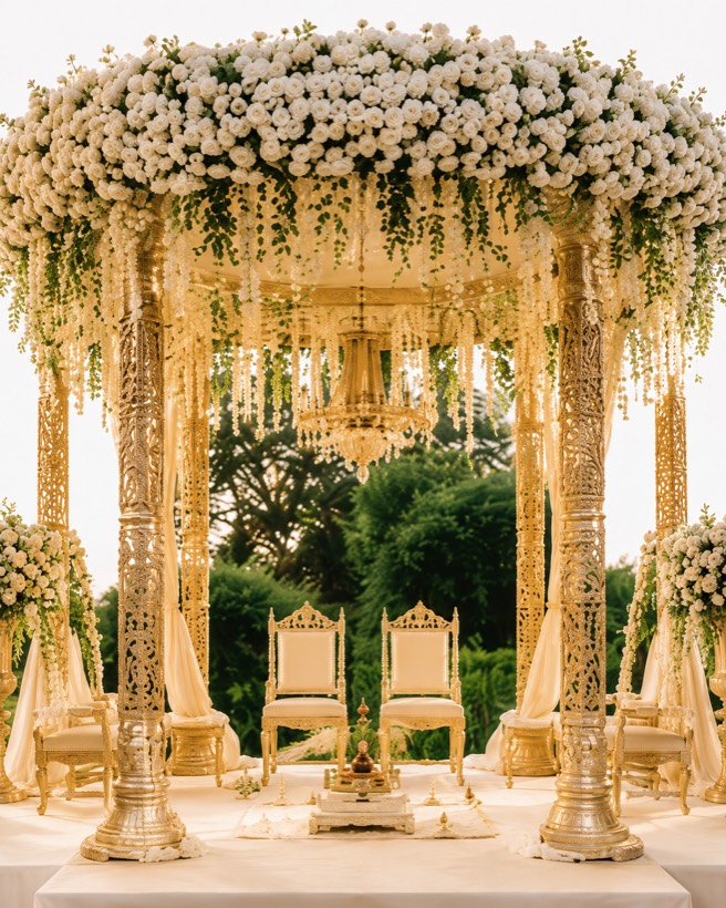 Wedding pavilion decoration idea 2