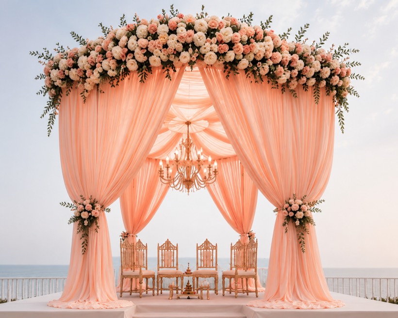 Wedding pavilion decoration idea 4