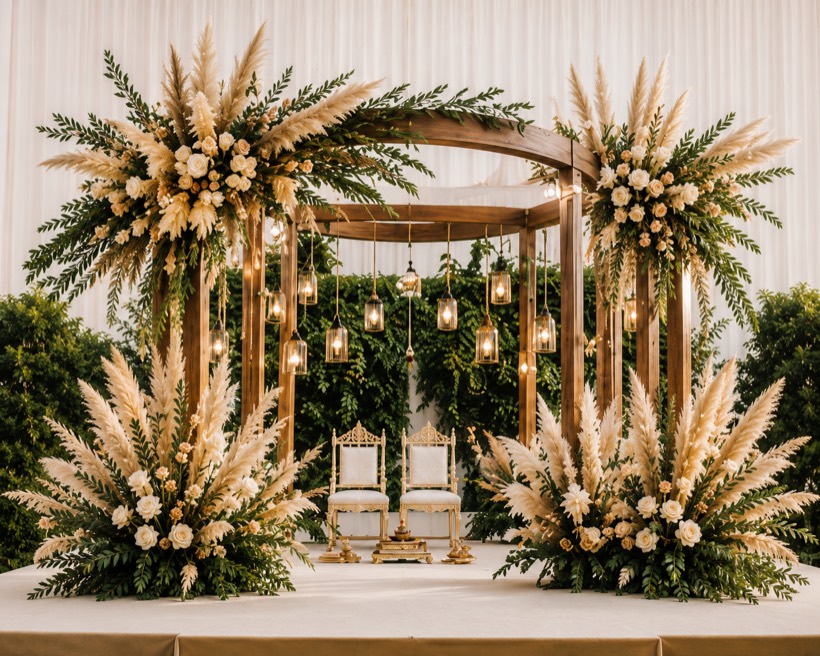 Wedding pavilion decoration idea 8