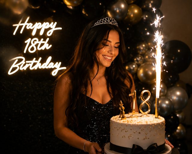 Birthday moment